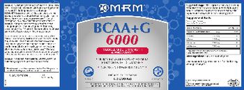 MRM BCAA+G 6000 - supplement