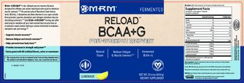 MRM BCAA+G RELOAD Lemonade - supplement