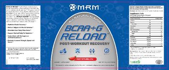 MRM BCAA+G Reload Watermelon - supplement