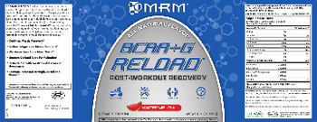 MRM BCAA+G Reload Watermelon - supplement