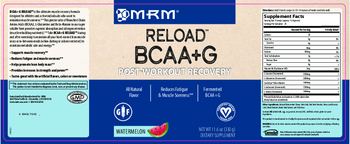 MRM BCAA+G RELOAD Watermelon - supplement