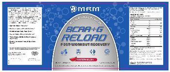 MRM BCAA+G Reload Watermelon - supplement