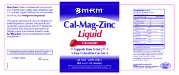 MRM Cal-Mag-Zinc Liquid Strawberry - supplement