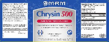 MRM Chrysin 500 - supplement