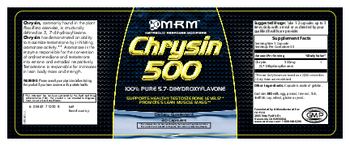 MRM Chrysin 500 - supplement