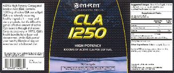 MRM CLA 1250 - supplement