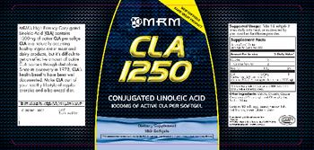 MRM CLA 1250 - supplement