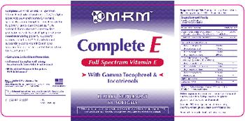 MRM Complete E - supplement