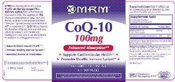 MRM CoQ-10 100 mg - supplement