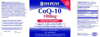 MRM CoQ-10 100mg - supplement
