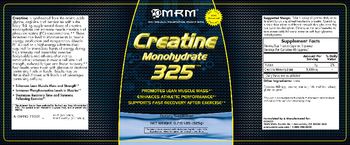 MRM Creatine Monohydrate 325 - supplement