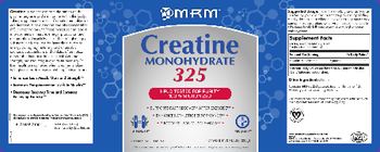 MRM Creatine Monohydrate 325 - supplement