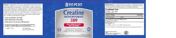 MRM Creatine Monohydrate 500 - supplement