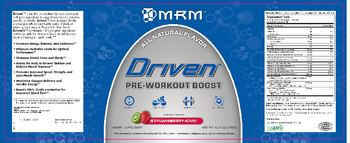 MRM Driven Strawberry-Kiwi - supplement