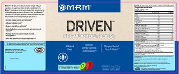 MRM Driven Strawberry-Kiwi - supplement