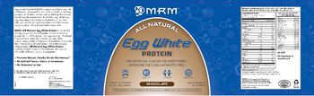 MRM Egg White Protein Chocolate - supplement