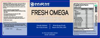 MRM Fresh Omega Extra Virgin Norwegian Salmon Oil - supplement