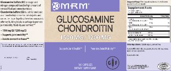 MRM Glucosamine Chondroitin 1500 mg/1200 mg - supplement