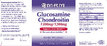 MRM Glucosamine Chondroitin 1500 mg/1200 mg - supplement