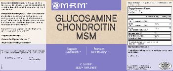 MRM Glucosamine Chondroitin MSM - supplement