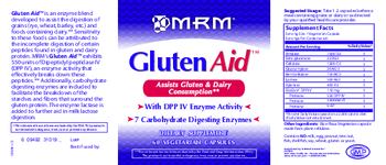 MRM Gluten Aid - supplement