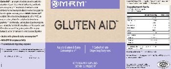 MRM Gluten Aid - supplement