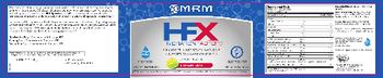 MRM HFX Hydration Factor Lemon-Lime - supplement