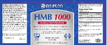 MRM HMB 1000 - supplement
