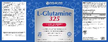 MRM L-Glutamine 325 - supplement