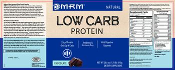 MRM Low Carb Protein Chocolate - supplement
