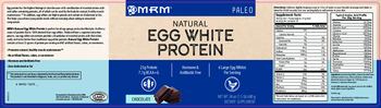 MRM Natural Egg White Protein Chocolate - supplement