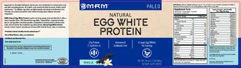 MRM Natural Egg White Protein Vanilla - supplement