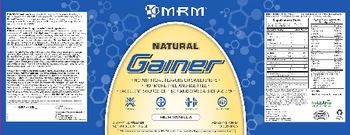 MRM Natural Gainer Rich Vanilla - supplement