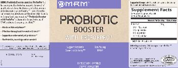 MRM Probiotic Booster - supplement