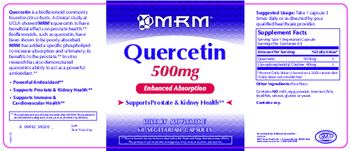 MRM Quercetin 500 mg - supplement