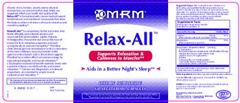 MRM Relax-ALL - supplement