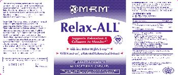 MRM Relax-ALL - supplement