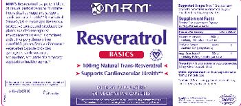 MRM Resveratrol - supplement