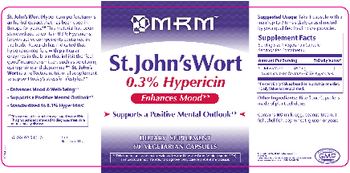 MRM St. John's Wort - supplement