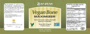 MRM Vegan Bone Maximizer - supplement