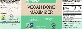 MRM Vegan Bone Maximizer - supplement