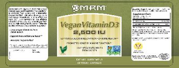 MRM Vegan Vitamin D3 2,500 IU - supplement