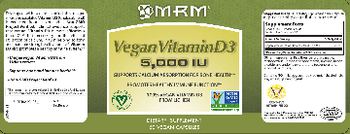 MRM Vegan Vitamin D3 5,000 IU - supplement