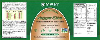 MRM Veggie Elite Chocolate Mocha - supplement