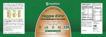 MRM Veggie Elite Chocolate Mocha - supplement