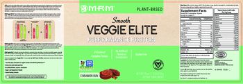 MRM Veggie Elite Cinnamon Bun - supplement