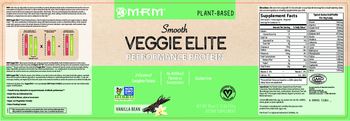 MRM Veggie Elite Vanilla Bean - supplement