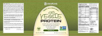 MRM Veggie Protein Vanilla - supplement