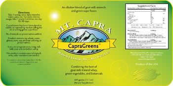 Mt. Capra CapraGreens - supplement