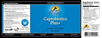 Mt. Capra Caprobiotics Plus+ - supplement